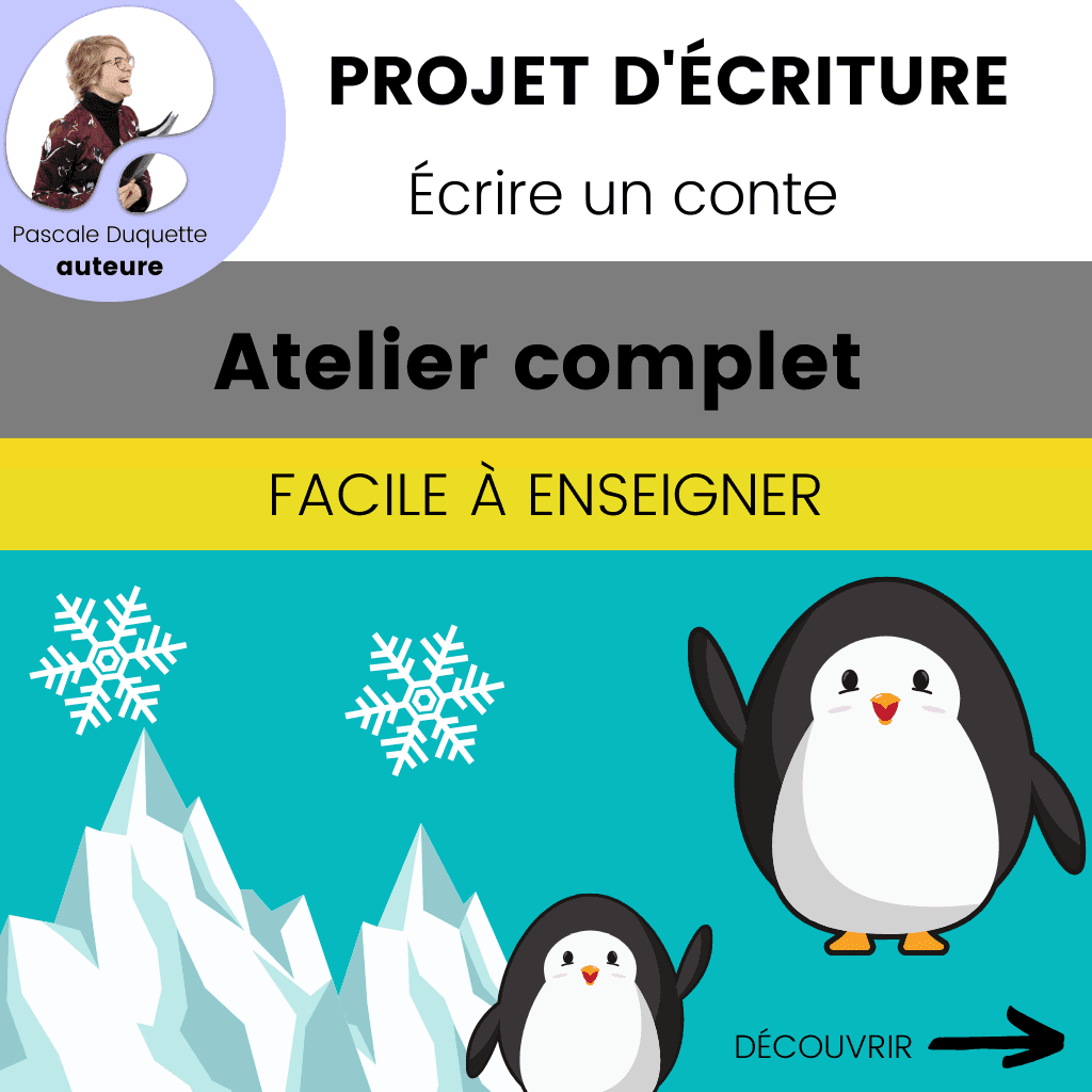 Activité d'écriture écrire un conte